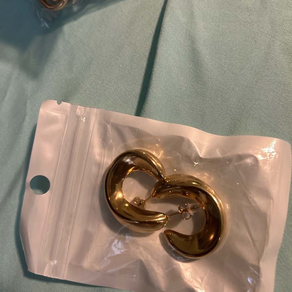 Elegant Gold Hoop Earrings
